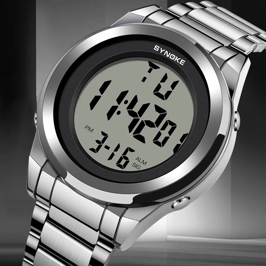 Men'S Accessories Luxury Brands - Synoke Top Marke Luxus Edelstahl Alarm