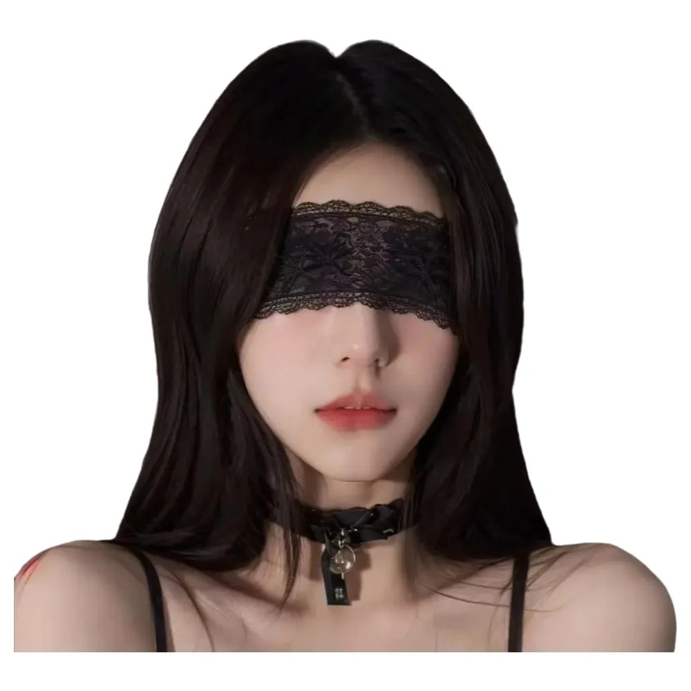 Men Accessories For Party - Sexy Spitzen-Augenmaske, schwarze Blumen-Augenbinde für Frauen,