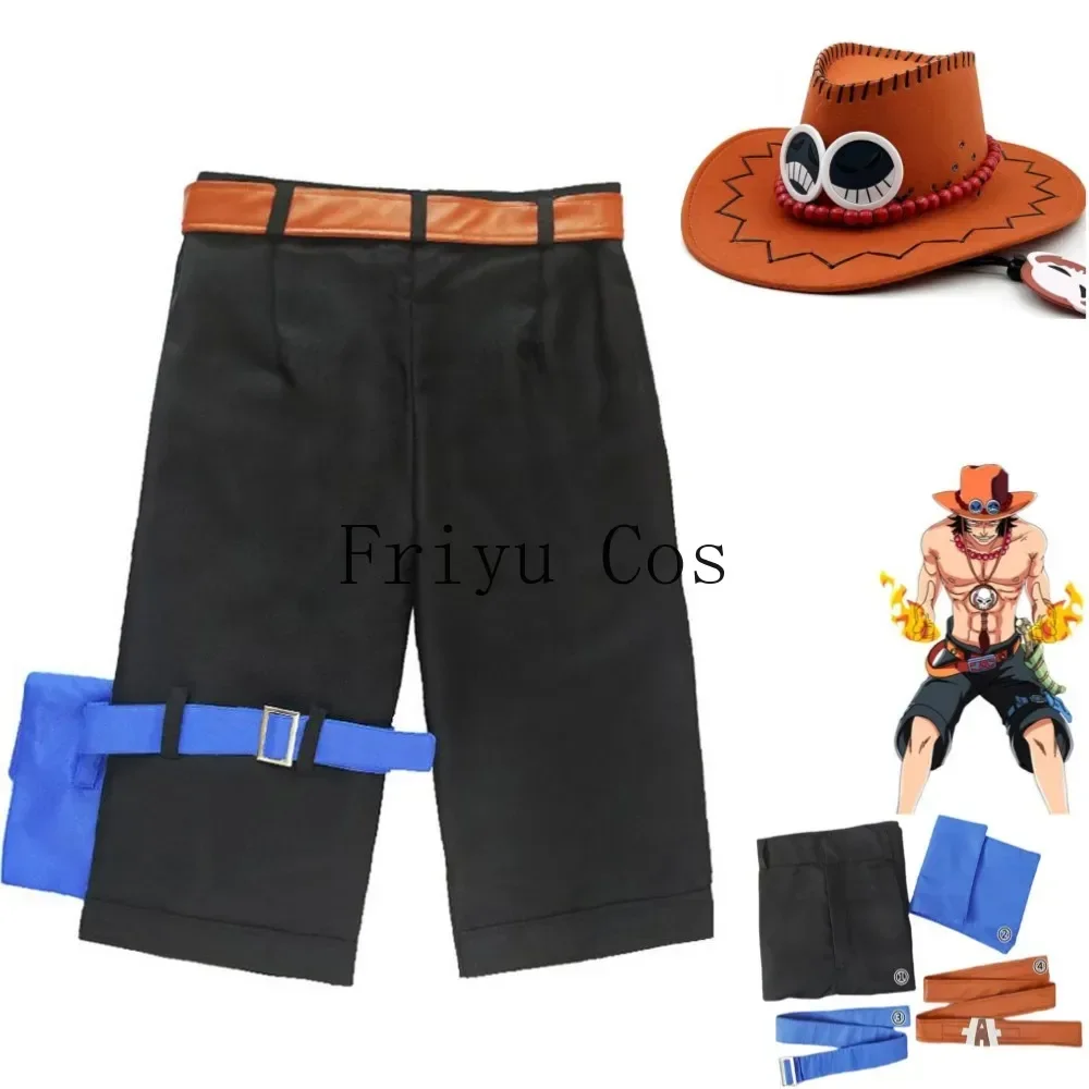 Men Accessories For Party - Anime Portgas·D· Ace Cosplay Kostüm Whitebeard