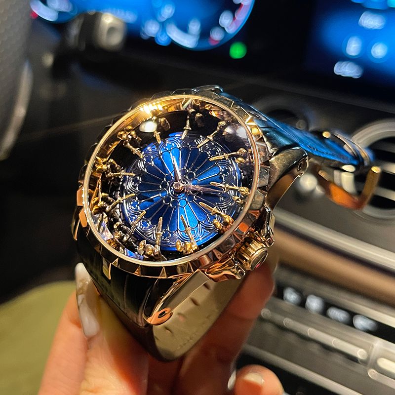 Men'S Accessories Luxury Brands - Luxuriöse und elegante Herrenuhr, Zwölf Ritter