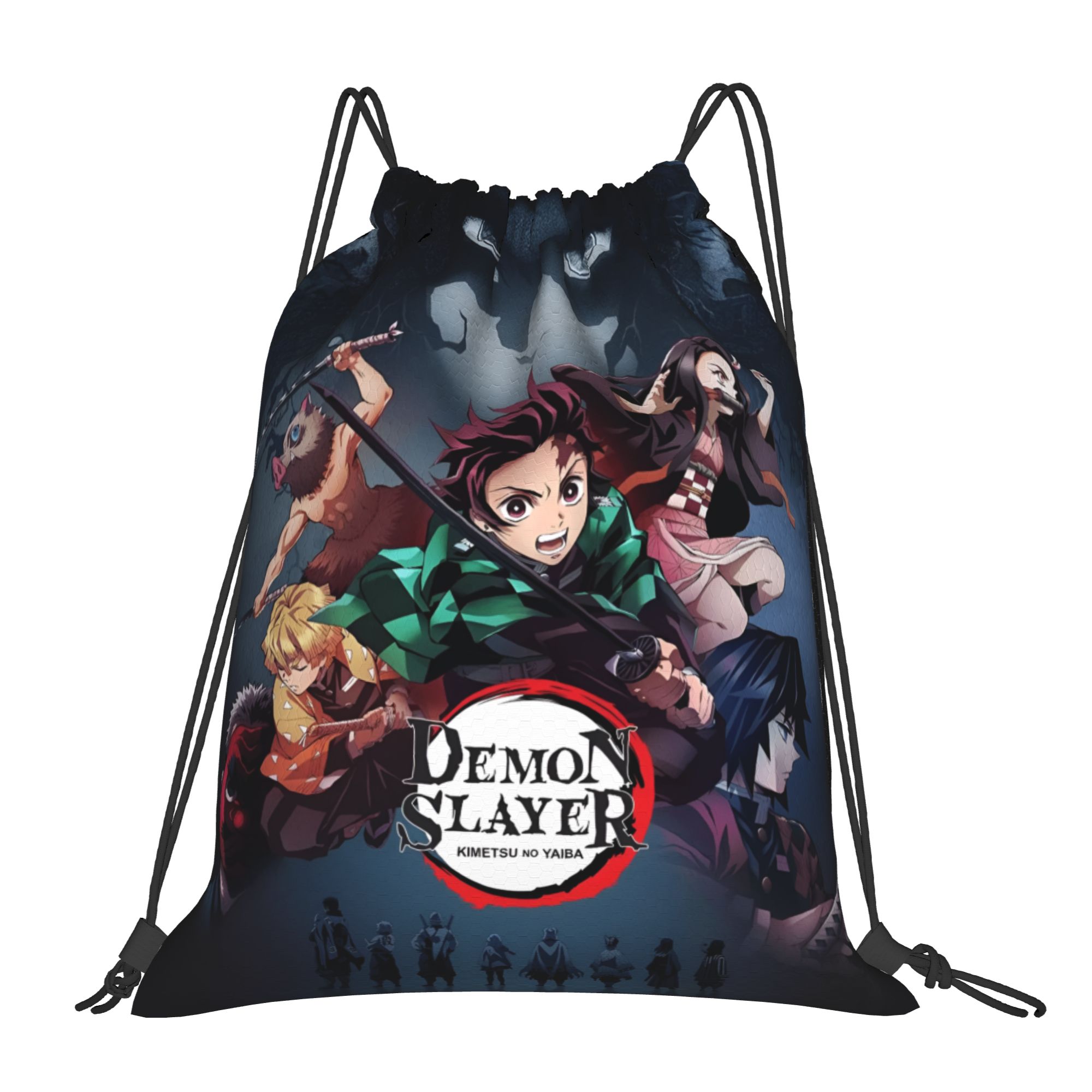 Men Accessories Shop - Benutzerdefinierter D-Demons Slayers Rucksack mit Kordelzug