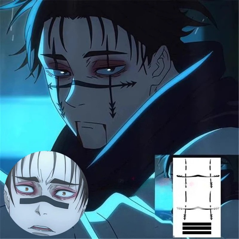 Men Accessories For Party - Choso Tattoo-Aufkleber Anime Jujutsu Kaisen Staffel