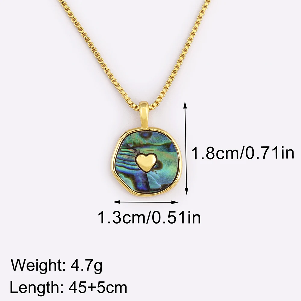 Nidin Bestseller Runde Herz-/K – Men'S Accessories Jewelry Sale Bewertung und Preis