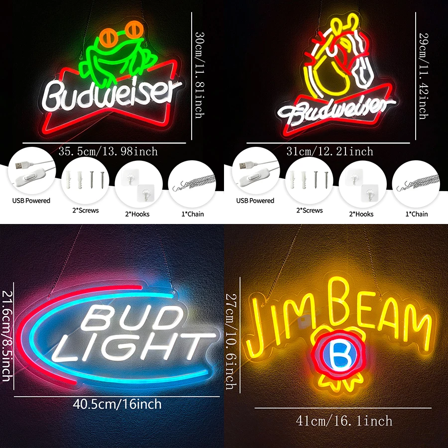 Neon-LED-Schild für Heimdekora – Men Accessories Shop Bewertung und Preis