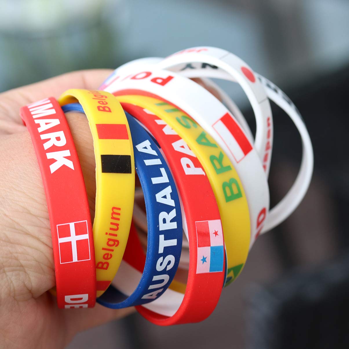 2 stücke Kenia Silikon Armbänd – Men Accessories Kenya Bewertung und Preis