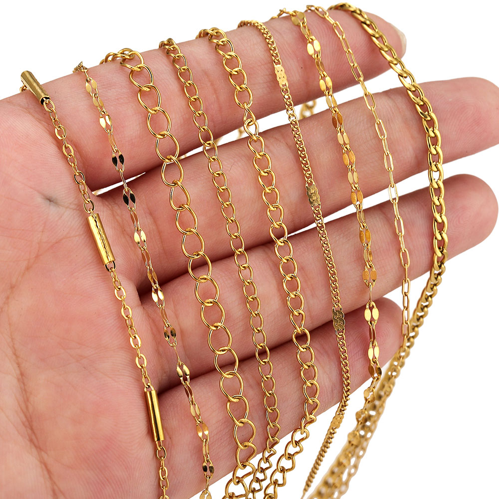 2 Meter Edelstahl-Lippenketten – Men Accessories Chain Bewertung und Preis