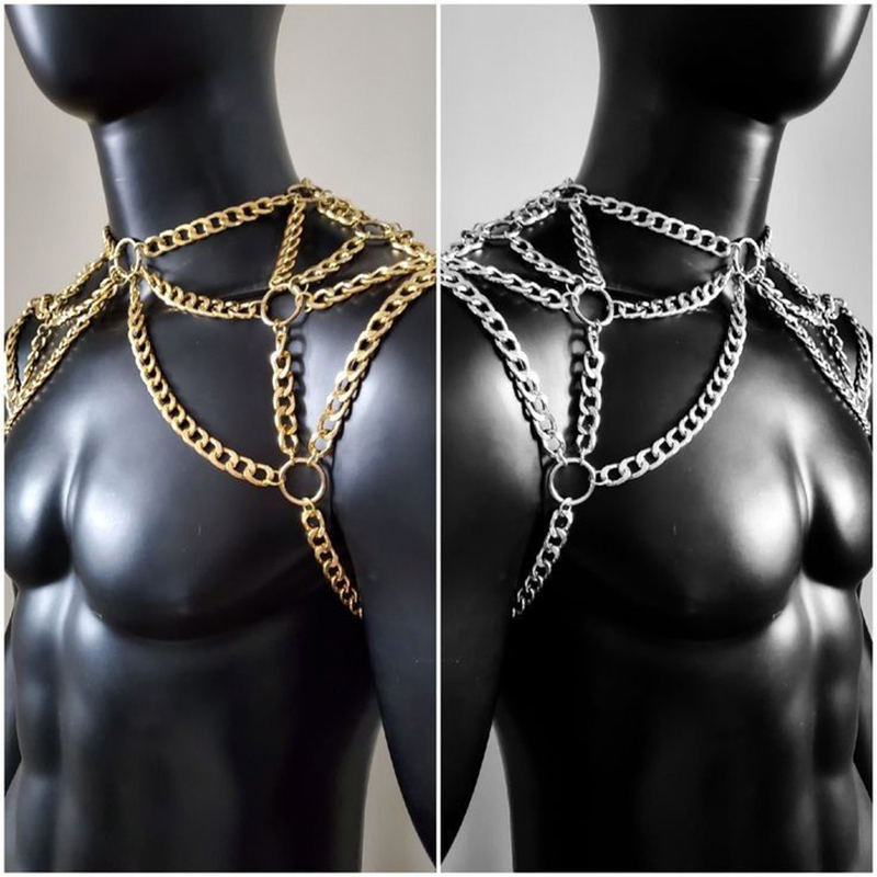Punk Männer Schulter Körper Ke – Men Accessories Chain Bewertung und Preis