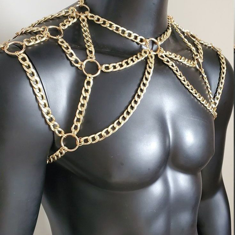 Punk Männer Schulter Körper Ke – Men Accessories Chain Bewertung und Preis