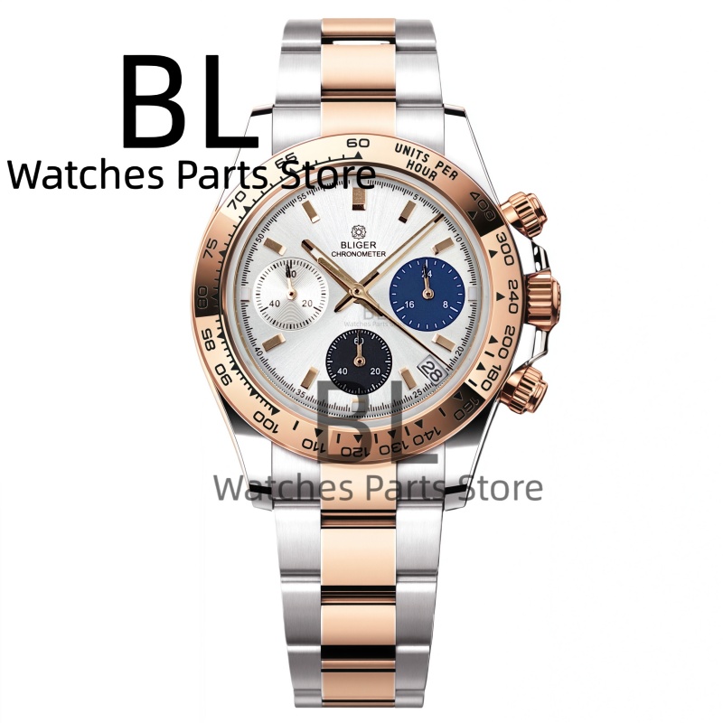 BLIGER Two Tone Silver Rose He – Men'S Accessories Luxury Brands Bewertung und Preis