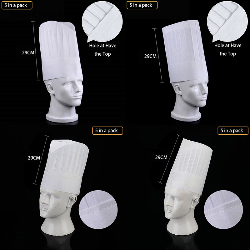 5/10 PCS Restaurant Küche Hut  – Men Accessories Shop Bewertung und Preis