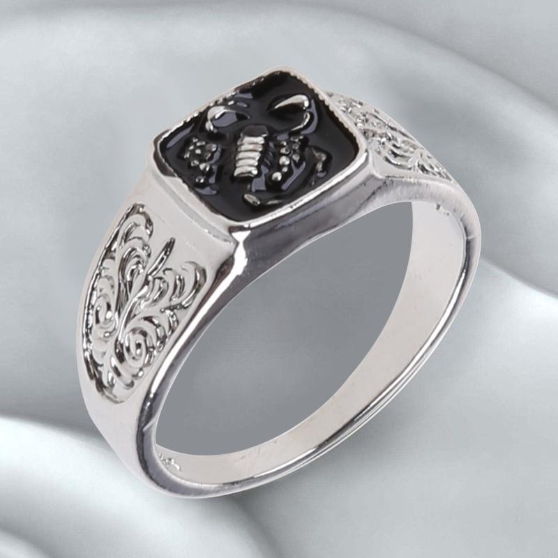 Ringe mit Skorpion-Tier-Gravur – Men'S Accessories Cheap Bewertung und Preis