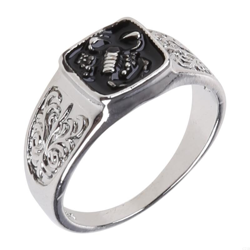 Ringe mit Skorpion-Tier-Gravur – Men'S Accessories Cheap Bewertung und Preis
