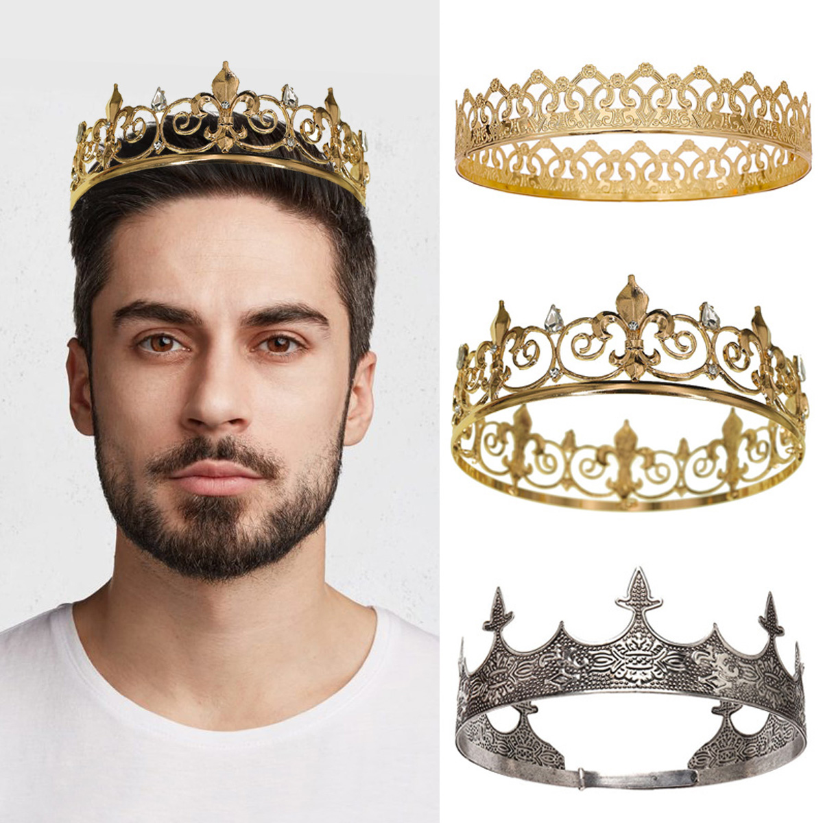 Königliche Königskönigin-Krone – Men Accessories For Party Bewertung und Preis