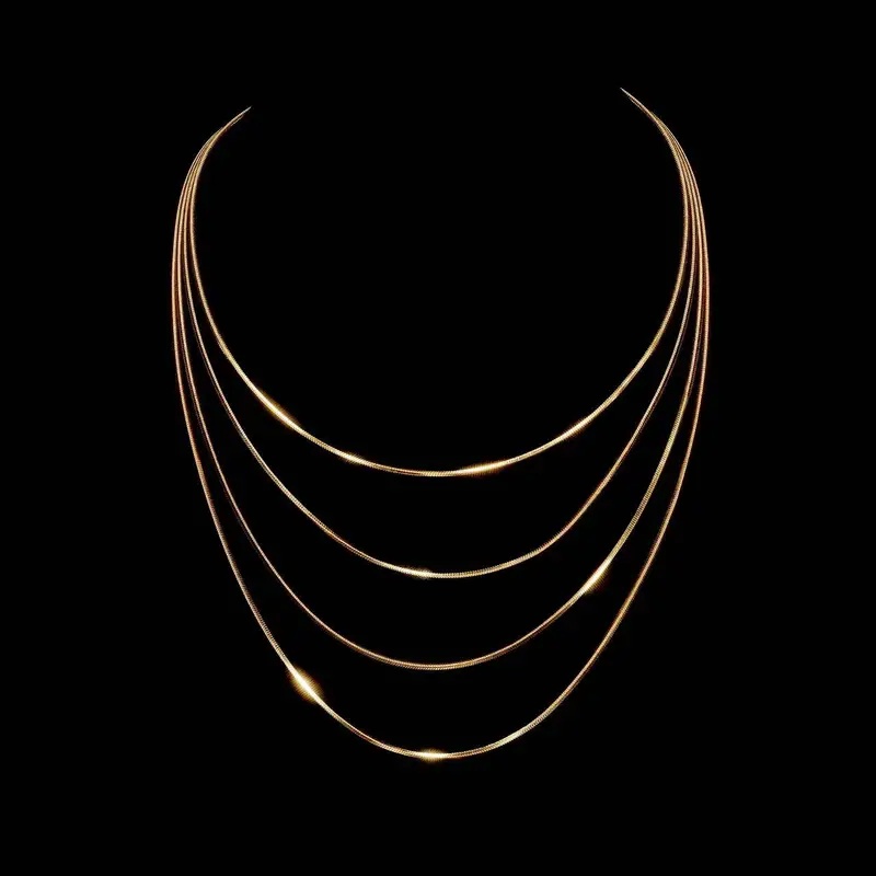 B&C 1,2 mm goldfarbene Edelsta – Men Accessories Chain Bewertung und Preis