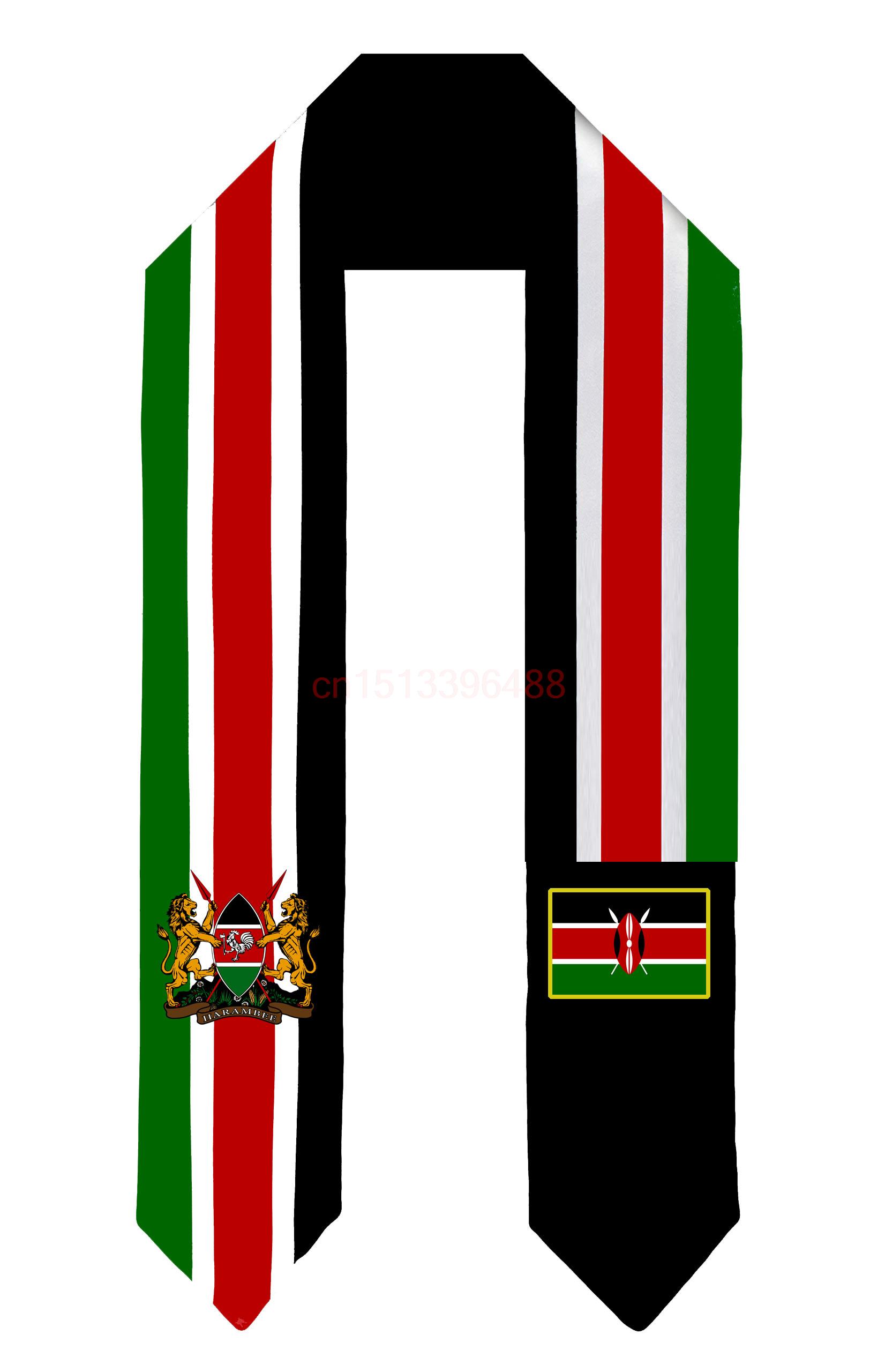 Kenia Flagge Schal Top Druck G – Men Accessories Kenya Bewertung und Preis
